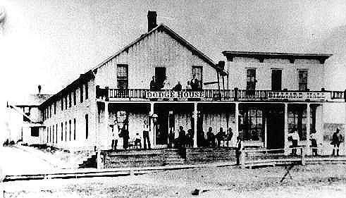 The Long Branch Saloon, Dodge City, Kansas, c.1880